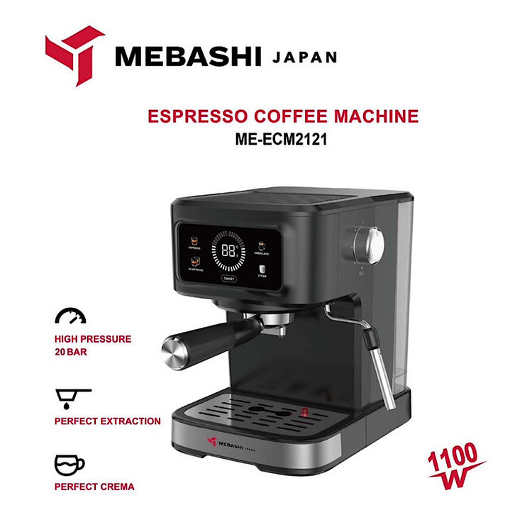 اسپرسو ساز 1500 میلیلیتر مباشی مدل ME-ECM2121