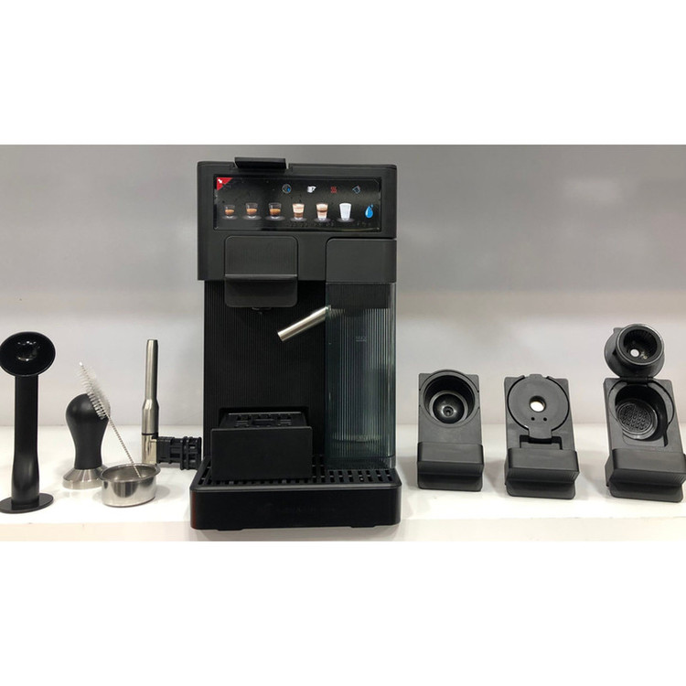 اسپرسوساز 1800 میلیلیتری مباشی مدل ME-CEM401، با مصرف پودر و کپسول قهوه، مناسب تهیه اسپرسو، کاپوچینو و لانگو، دارای 1 عدد نازل قهوه، سینی چکه گیر