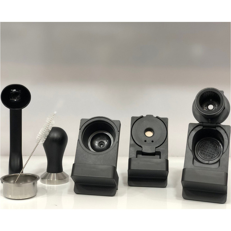 اسپرسوساز 1800 میلیلیتری مباشی مدل ME-CEM401، با مصرف پودر و کپسول قهوه، مناسب تهیه اسپرسو، کاپوچینو و لانگو، دارای 1 عدد نازل قهوه، سینی چکه گیر